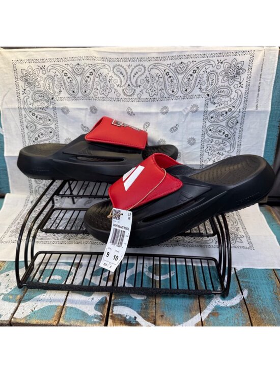 NWT adidas Light Blaze Slides Guns Up Texas Tech IH7122 Men’s Size 9 Rare Find main image 9